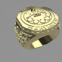 lakers kobe bryant ring jewelry jowelry nba 3d print model - Mito3D
