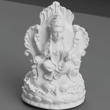 lakshmi loto trono arte India indiano indù induismo dea Dio 3d print model - Mito3D