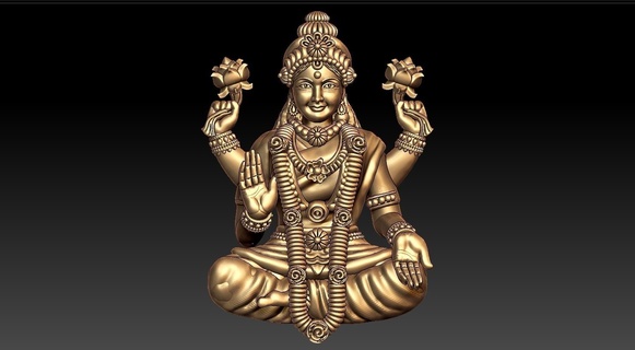 lakshmi pendente Mahalakshmi Vaishnavi padmavati chancha Kamalika Indira Shree traduzido rujula samruddhi sarashvathi adi dhana dhanya gaja santana veera vijaya vidya 3d print model - Mito3D