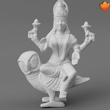 lakshmi uluka coruja arte hindu hinduísmo deusa 3d print model - Mito3D