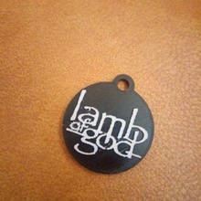 lamb god keychain lambofgod rock metal 3d print model - Mito3D