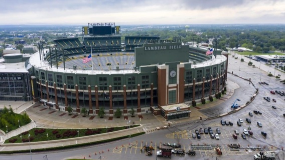 Lambeau Feld Stadion Grün Bucht Packer amerikanisch Fußball 2023 verwenden Felder 3d print model - Mito3D