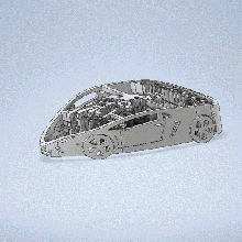 lambo giro arte Lamborghini carro 3d print model - Mito3D