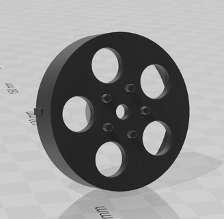 lambo cerchio 1 10 mst ticchettio rc deriva 3d print model - Mito3D