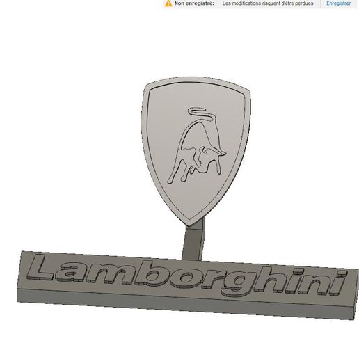 lamborghini 3D print model - Mito3D