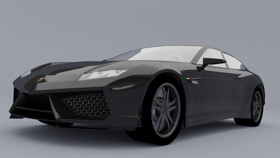 Lamborghini Stok araba Lamborghini bencil Centenario Stok 3d print model - Mito3D