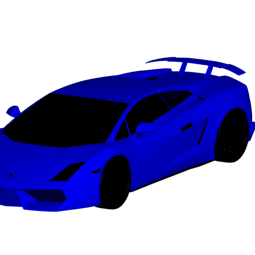 Lamborghini Gallardo 3D print model - Mito3D