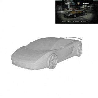 Lamborghini Gallardo gerekli hız aranan Ming ihtiyaç 3d print model - Mito3D