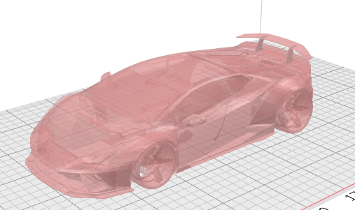 Lamborghini Huracan carro 3d print model - Mito3D