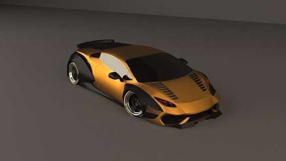 Lamborghini Huracan ksbworks Spiel Wagen Freiheit Lowrider Rennen Geschwindigkeit Sportwagen Fahrzeug Fahrzeuge Transport 3d print model - Mito3D