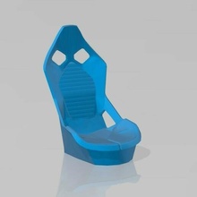 lamborghini inspirado Cubeta asiento 1 24 25 escala coche vehiculo modelado asientos 3d print model - Mito3D