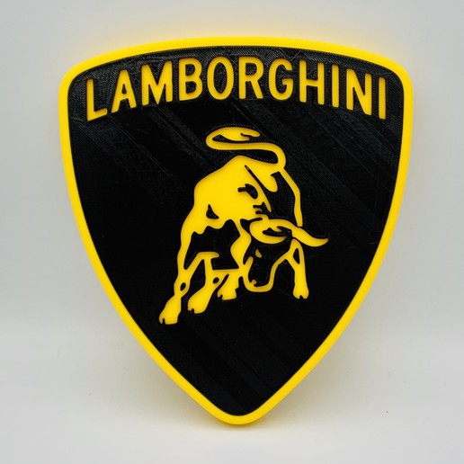lamborghini-logo verschiedene logo Marke lamborghini Auto prestige 3D print model - Mito3D