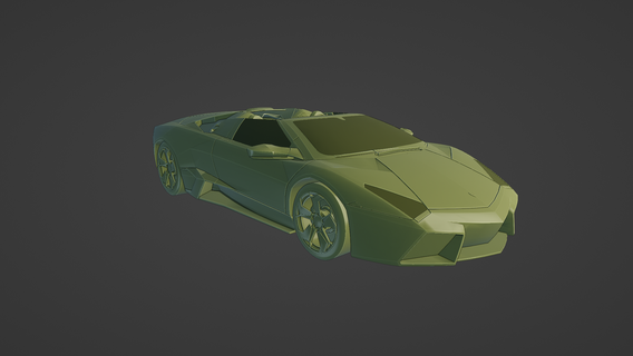 lamborghini reventon v2 3d printing car model sports automotive design digital fabrication additive manufacturing rapid prototyping engineering scale miniature collectible hobby technology luxury exotic enthusiast fan modeling 3d print model - Mito3D