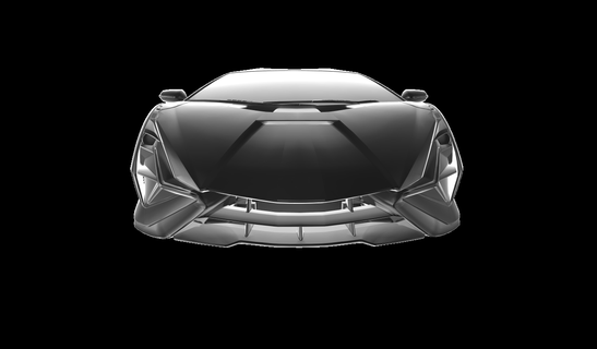 Lamborghini fkp37 roadster auto voiture voitures 3d print model - Mito3D