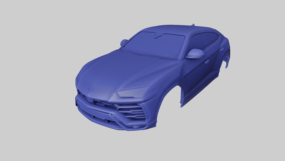 Lamborghini urus SUV sport luxe voiture corps véhicule 4door 3d print model - Mito3D