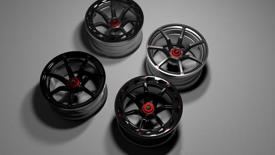lamborghini veneno rim & keychain rc huracan wheel alloy tyre diablo callardo aventador morcielago lambo gift model car part giano 1 10 3d print model - Mito3D