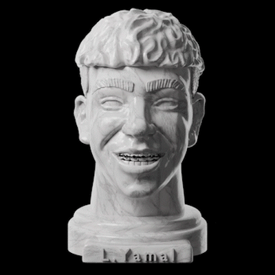 lamine yamal head sculpt art lamineyamal spain team eurocup fanart winner national football 3d print model - Mito3D