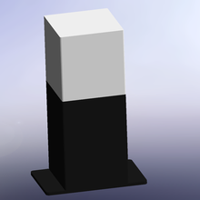 lampada fosforescente domestico 3d print model - Mito3D