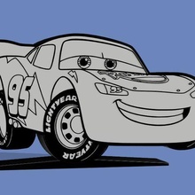 luminária carro conduziu instantâneo McQueen Diversão Disney 3d print model - Mito3D