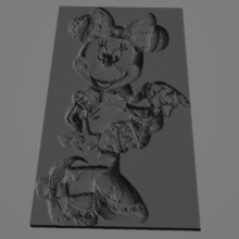 lamp - mickey & mini mouse shades 3d print model - Mito3D