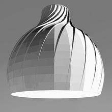 lamp 47 home lampshade ceiling lantern 3d print model - Mito3D