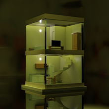 luminária apartamento arquitetura arte decoração casa moda brinquedo 3d print model - Mito3D