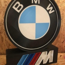 luminária BMW multi cor 3d print model - Mito3D