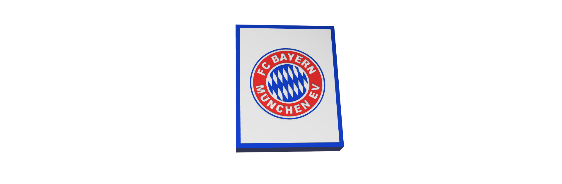 Lampe Box Bayern Farbe mehrschichtig Dekoration 3D print model - Mito3D