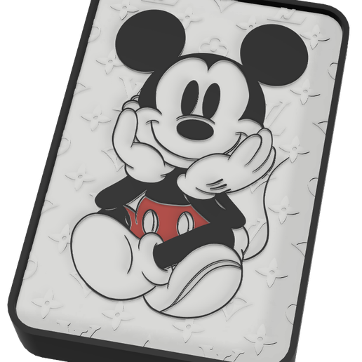 lampe boîte Mickey 3D print model - Mito3D