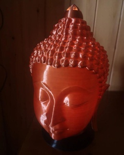 lámpara buda lampara e27 Buda busto 3d print model - Mito3D