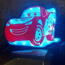 lámpara coches 3d print model - Mito3D