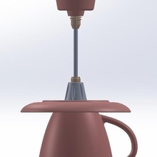 lámpara taza interior restaurante cocina comodidad fiesta cafetería café tienda 3d print model - Mito3D