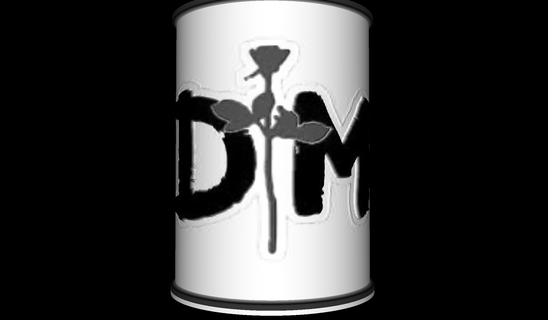 Lampe depeche Modus Verletzer Lithophanie Beleuchtung LED Licht Film Musik dm 3d print model - Mito3D
