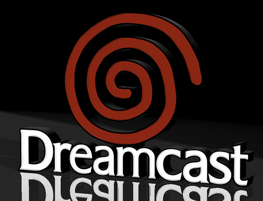 lampe dreamcast art led logo 3d print model - Mito3D