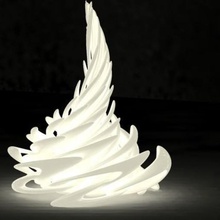 lamp flames art type blaze 3d print model - Mito3D