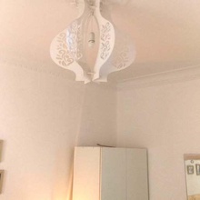 lamp floral design home household 3d print model - Mito3D