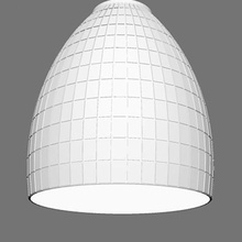 lampada granata casa paralume soffitto 3d print model - Mito3D