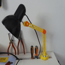 suporte da lâmpada a casa stand luz 3d print model - Mito3D