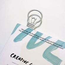 lamp idea bookmark art creativity creative books book lovers read reading 3d print model - Mito3D