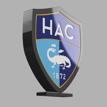 Lamba le Havre atletik kulüp eğlence Futbol blazon 3d print model - Mito3D