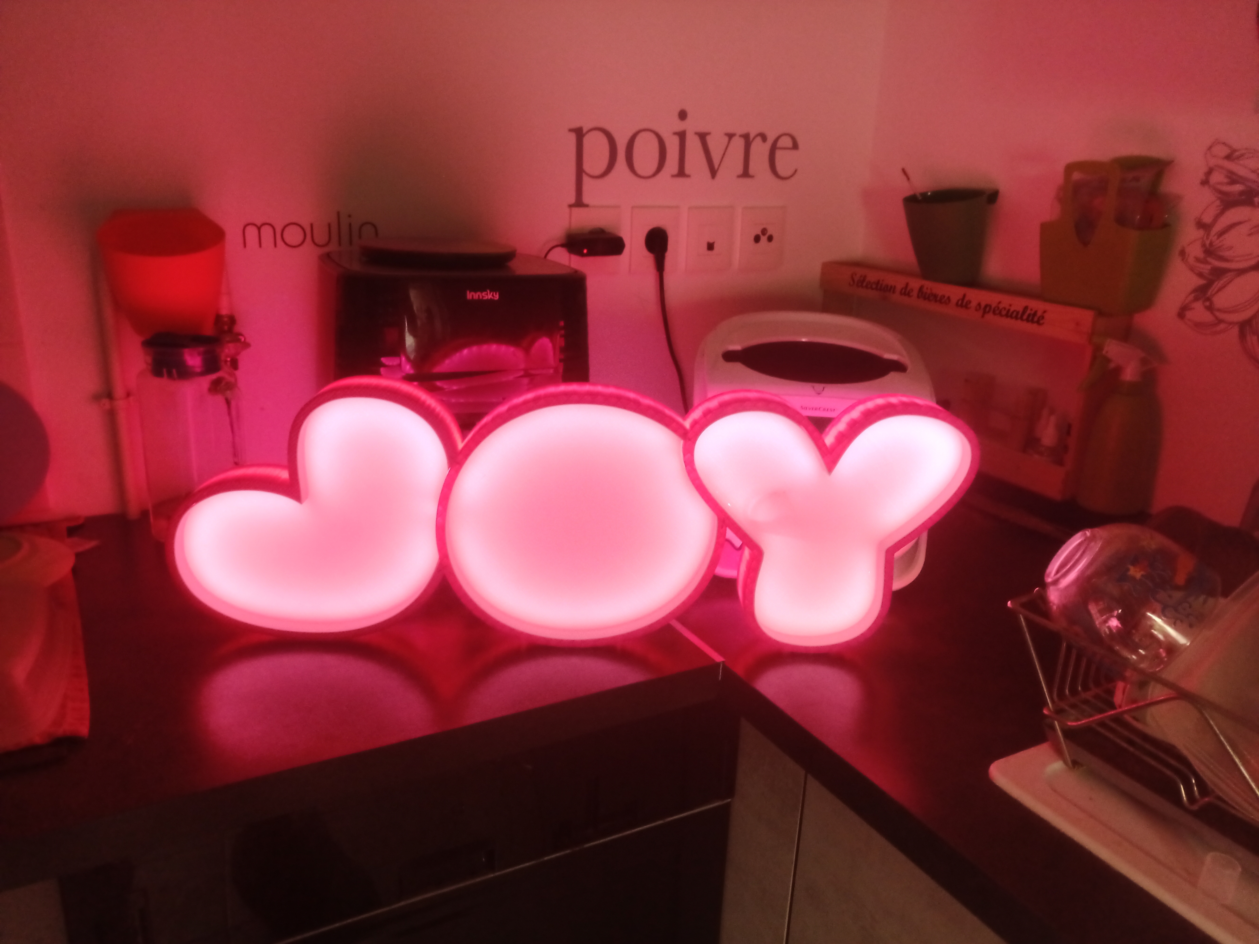 lamp led Home joy 3D print model - Mito3D