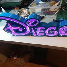 lamp led diego 3d print model - Mito3D