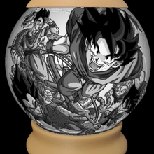 luminária lito esfera Dragão bola litofano litofania conduziu dbz san Goku animado desenhando shiru vegeta Goten arroz flautim tronco buma 3d print model - Mito3D