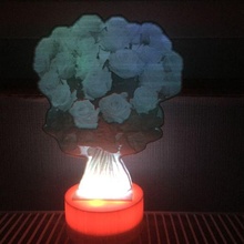 lampe lithophanie bouquet roses 3d print model - Mito3D