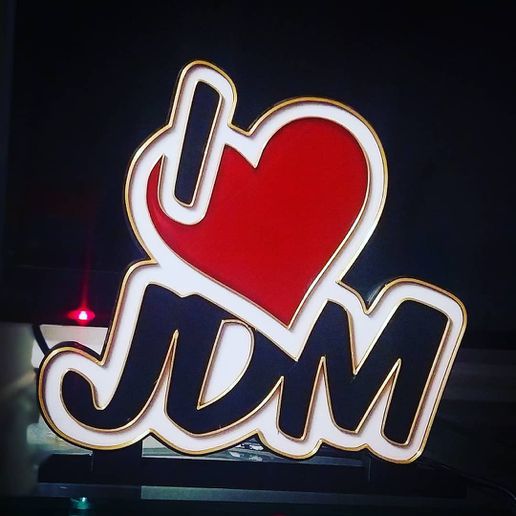 Lampe Liebe jdm 3D print model - Mito3D