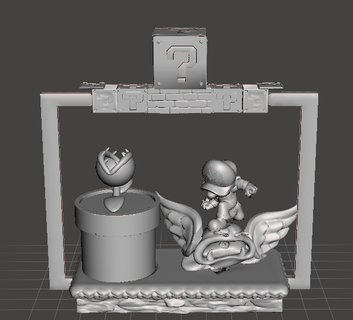 Lamba Mario 3d print model - Mito3D