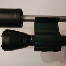 Lampe montieren Halter Unterstützung Jagd jagd Gadget Fass Nacht 3d print model - Mito3D