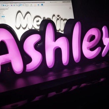 lampada notte luce Ashley 3d print model - Mito3D