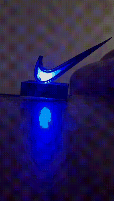 lampe nike schreibtisch dekor zuhause haus 3d print model - Mito3D