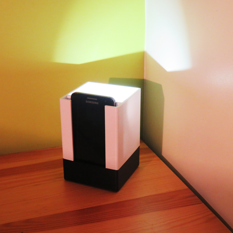 lámpara de teléfono casa la luz 3D print model - Mito3D